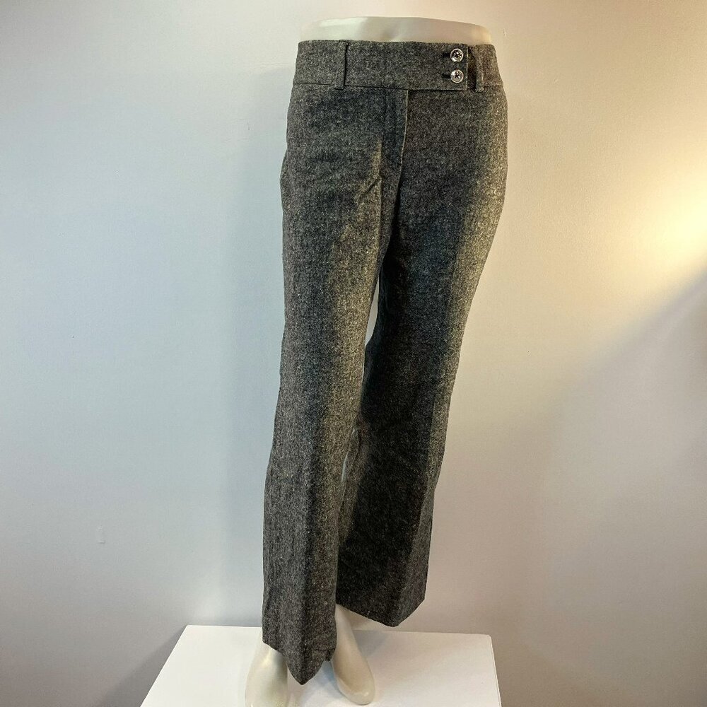 White House Black Market Women's Grey Wool Blend Pants - Size 6S - NWT